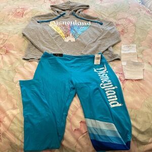 Disneyland hoodie and leggings set